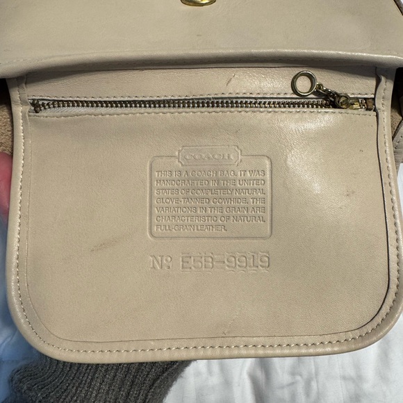 Vintage coach quincy bag in bone - Picture 8 of 9